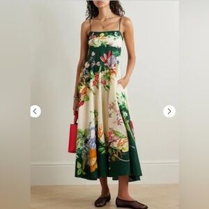 ALEMAIS floral aggie linen sundress